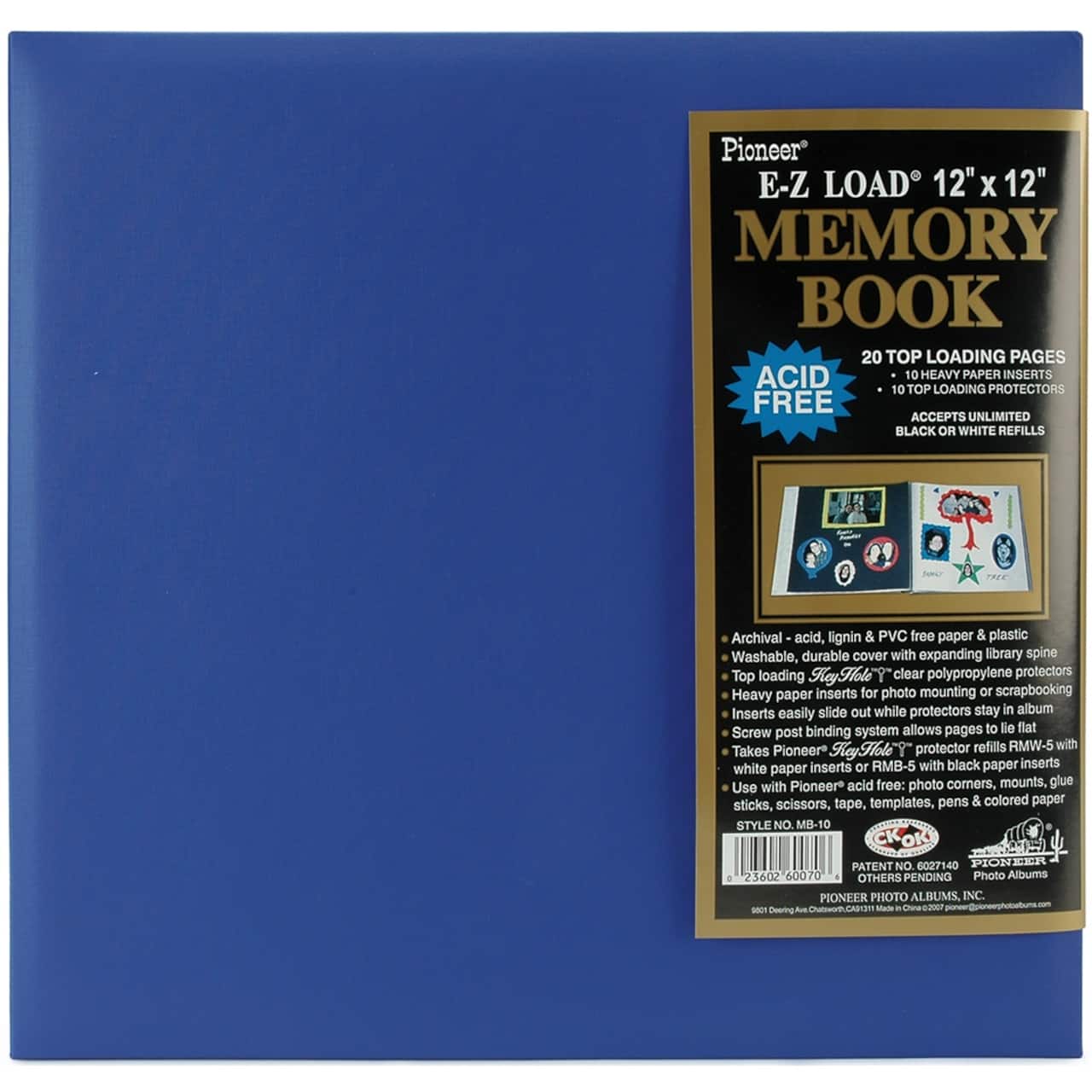 Pioneer® Leatherette Post Bound Album, 12" x 12"